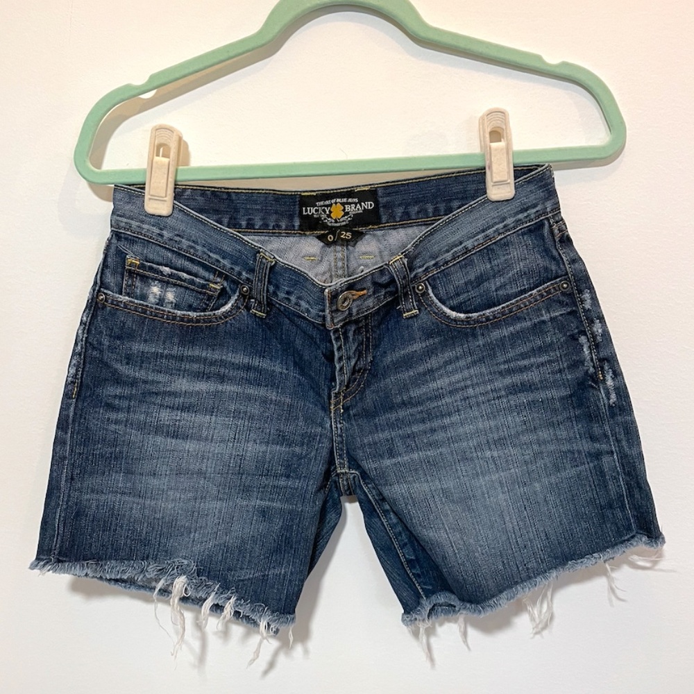 Lucky Brand Cut off Jean Shorts size 0/25 - LIKE NEW
